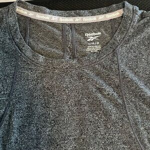 Reebok racer back tank.  Size L. Charcoal Grey. Light weight. NWT